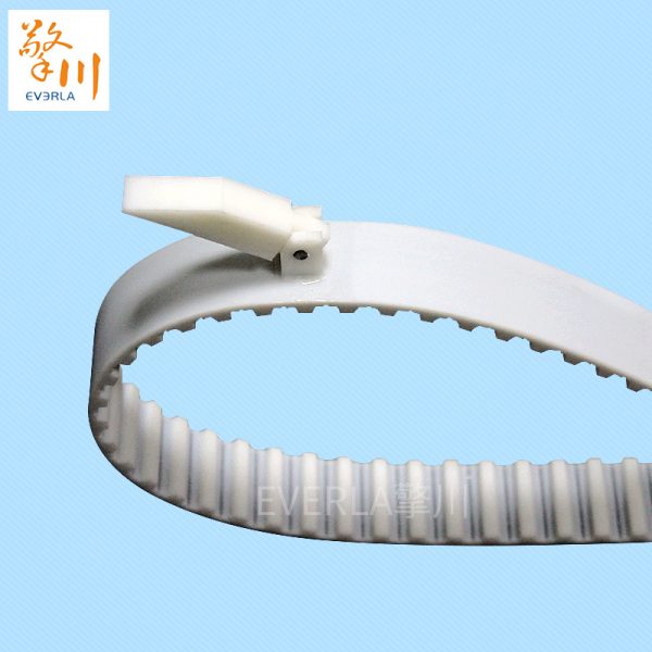 <a href='http://www.zhuex8.cn/' target='_blank'><u>PU同步帶</u></a>加擺動(dòng)擋塊
