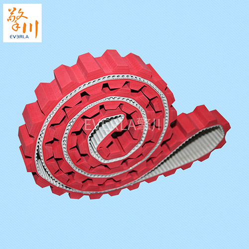 表面加紅膠開槽<a href='http://www.zhuex8.cn/' target='_blank'><u>PU同步帶</u></a>